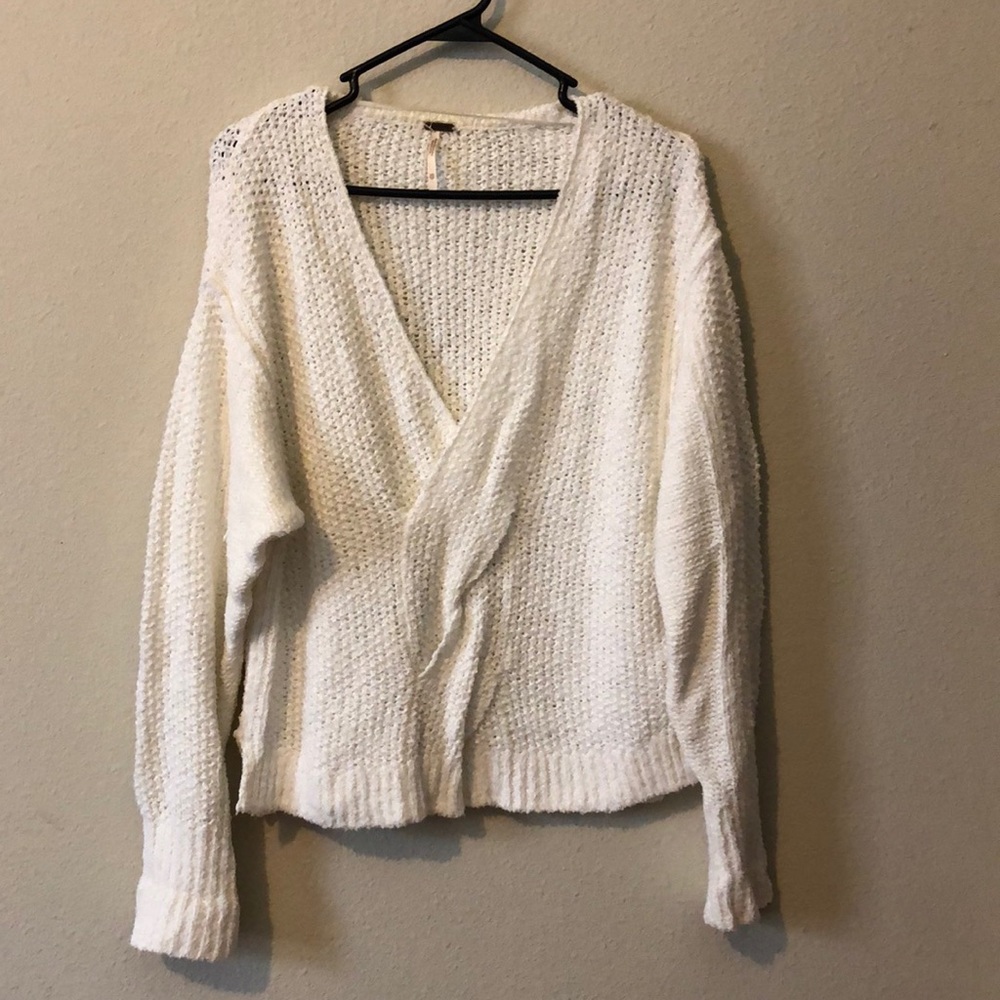 Free People White Sweater